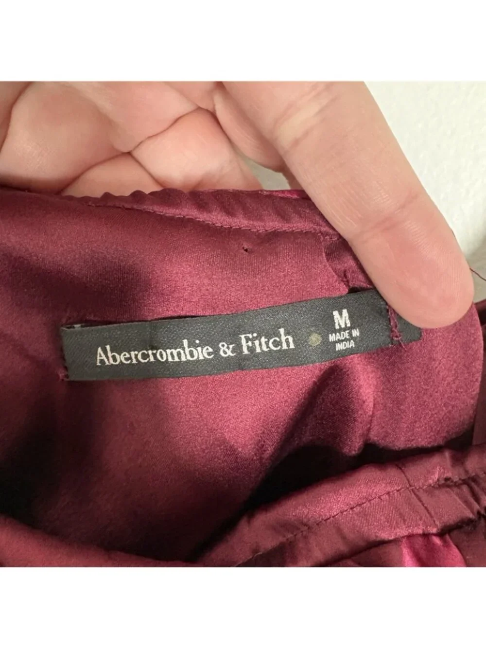 Abercrombie & Fitch Sz M The Giselle Pleated One-Shoulder Cutout Maxi Dress NWOT